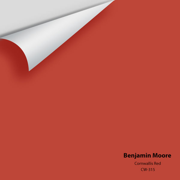 Benjamin Moore - Cornwallis Red CW-315 Colour Sample