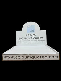 Primed Big Paint Chip™ Counter Display - Colour Squared Inc.