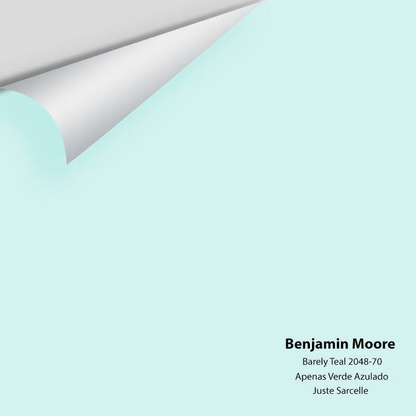 Benjamin Moore - Barely Teal 2048-70 Colour Sample