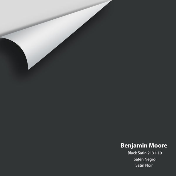 Benjamin Moore - Black Satin 2131-10 Colour Sample