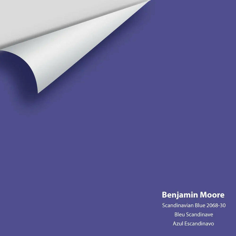 Big Paint Chip - Scandinavian Blue 2068-30 Benjamin Moore®