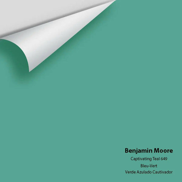 Big Paint Chip - Captivating Teal 649