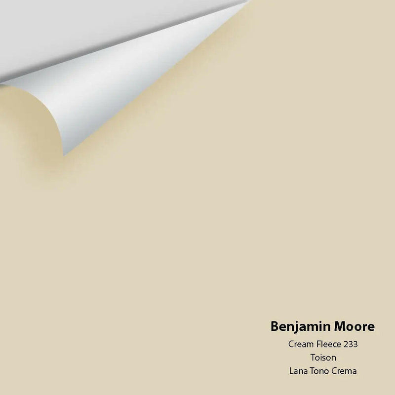 Benjamin Moore - Cream Fleece 233 Colour  Sample