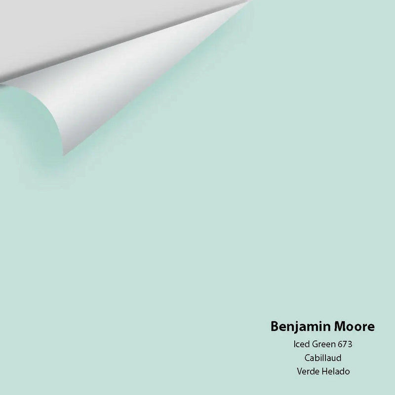 Benjamin Moore - Iced Green 673 Colour Sample