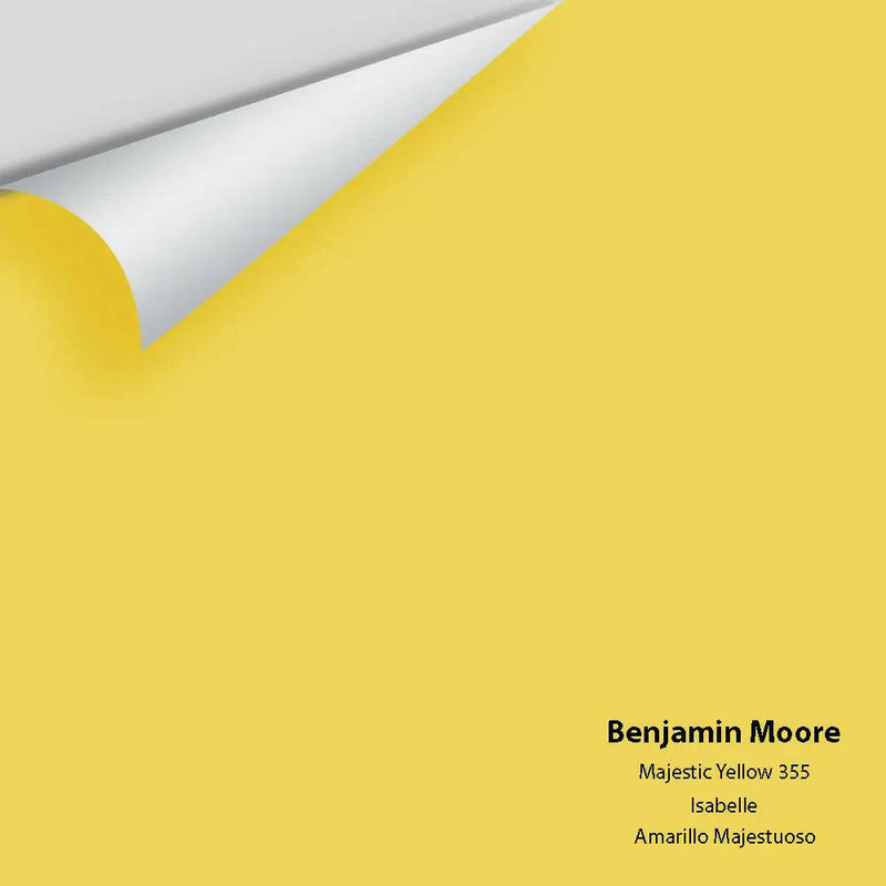 Big Paint Chip - Majestic Yellow 355