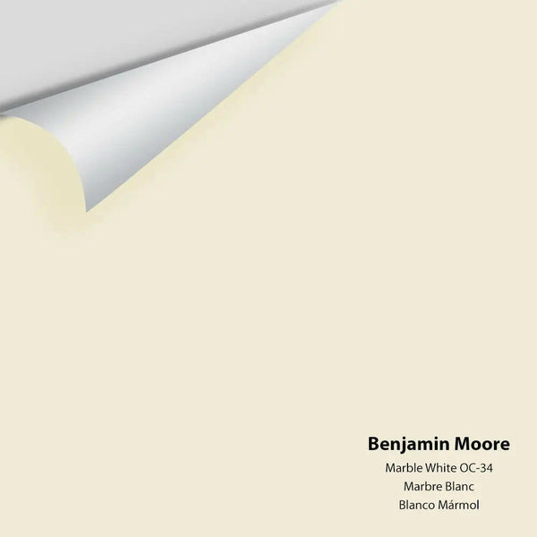 Benjamin Moore - Marble White 942 / OC-34 Colour Sample