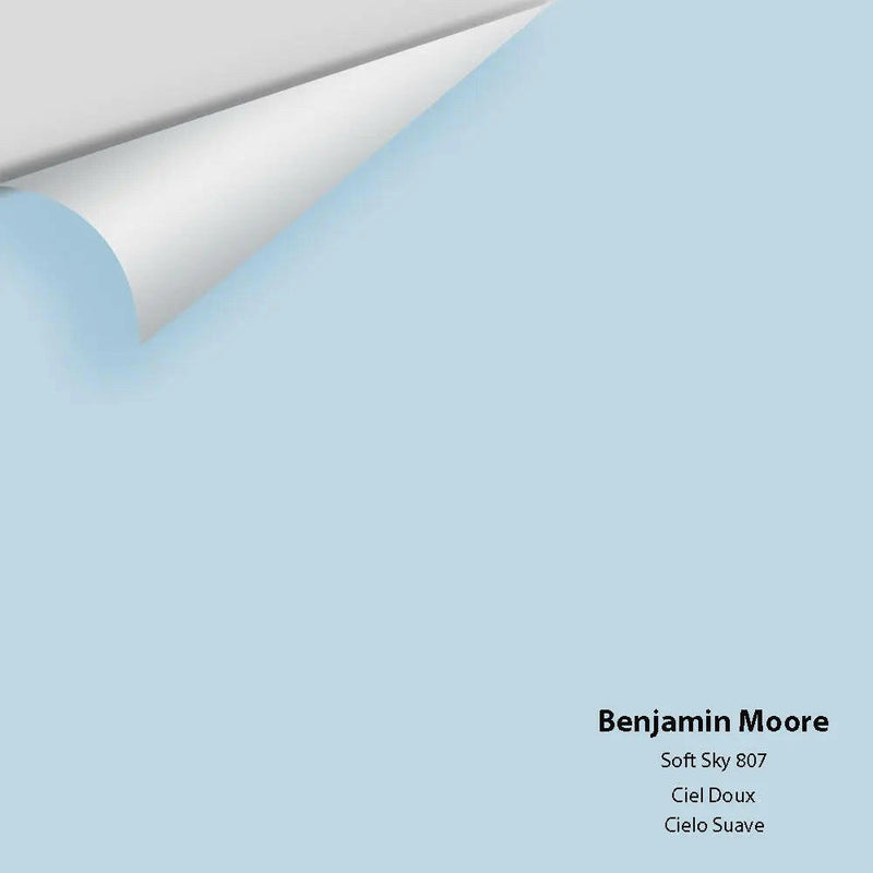 Benjamin Moore - Soft Sky 807 Colour Sample